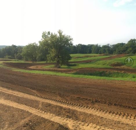 dirt motocross track